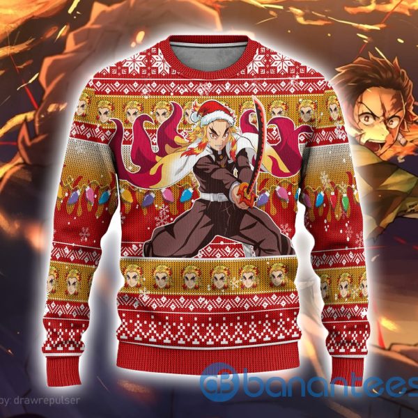 Tengen Uzui Demon Slayer Anime Ugly Christmas Sweater All Over Printed  Shirt  Banantees