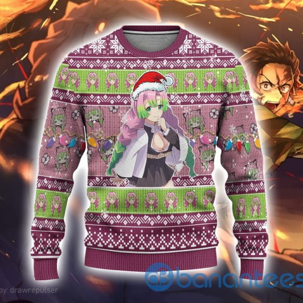 Demon Slayer Anime Mitsuri Kanroji Anime Ugly Christmas Sweater Product Photo