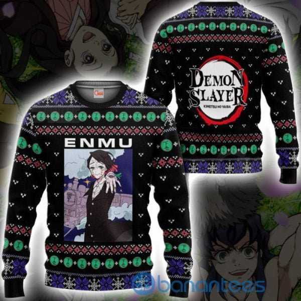 Demon Slayer Anime Tamio Enmu Ugly Sweater Christmas 3D Shirt Product Photo