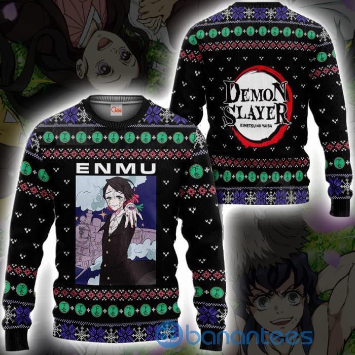 Demon Slayer Anime Tamio Enmu Ugly Sweater Christmas 3D Shirt