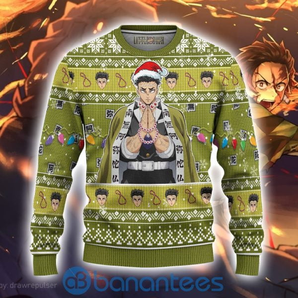 Demon Slayer Gyomei Himejima Anime Ugly Christmas Sweater All Over Printed Shirt Product Photo