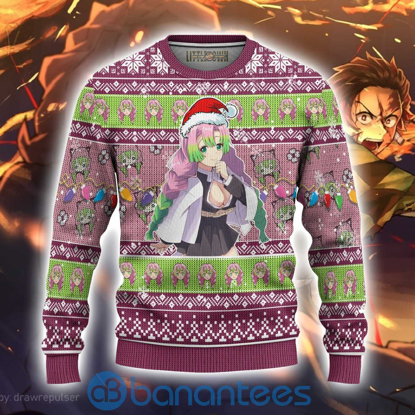 Demon Slayer Mitsuri Kanroji Anime Ugly Christmas Sweater Full Printed Shirt
