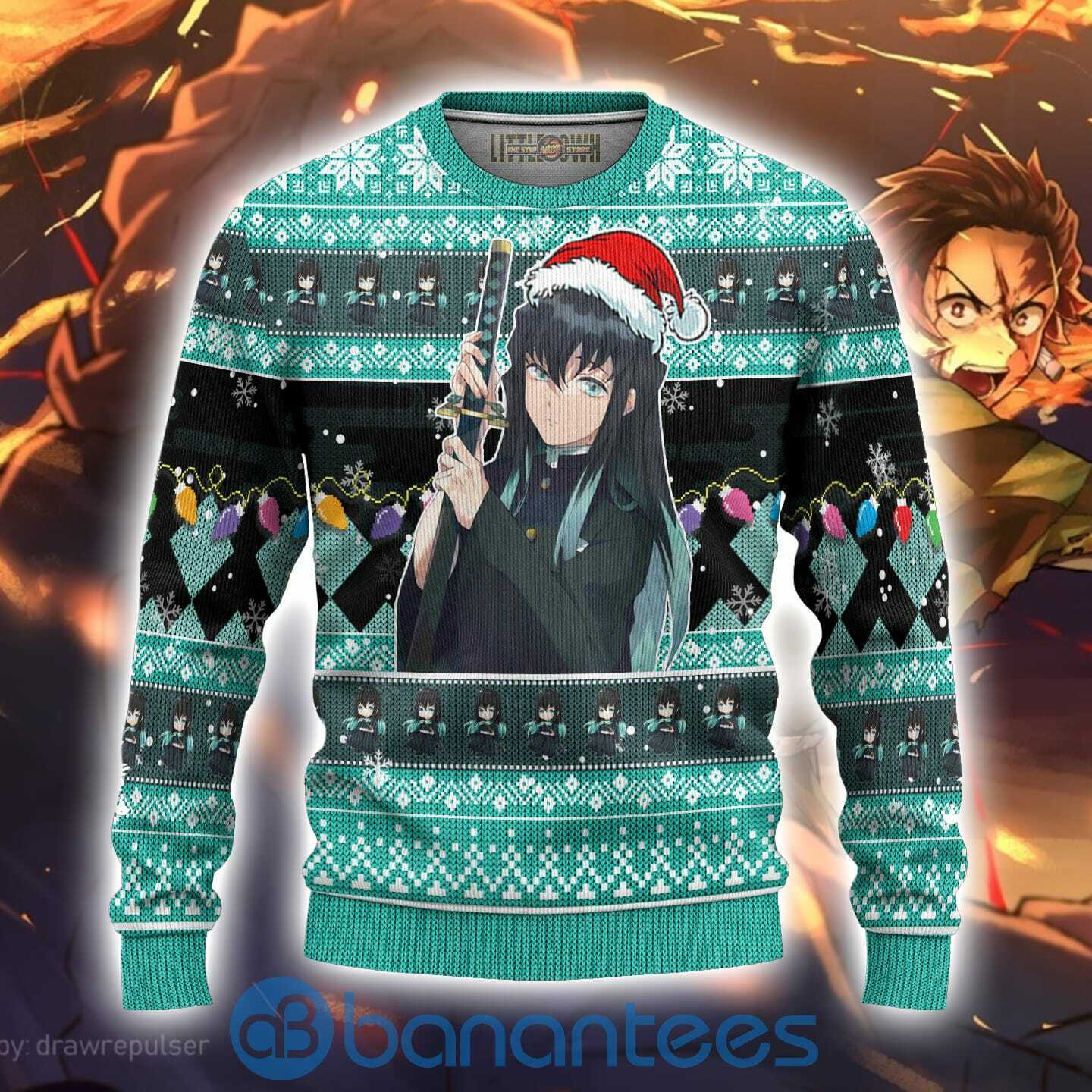 Demon Slayer Muichiro Tokito Anime Ugly Christmas Sweater Full Printed Shirt