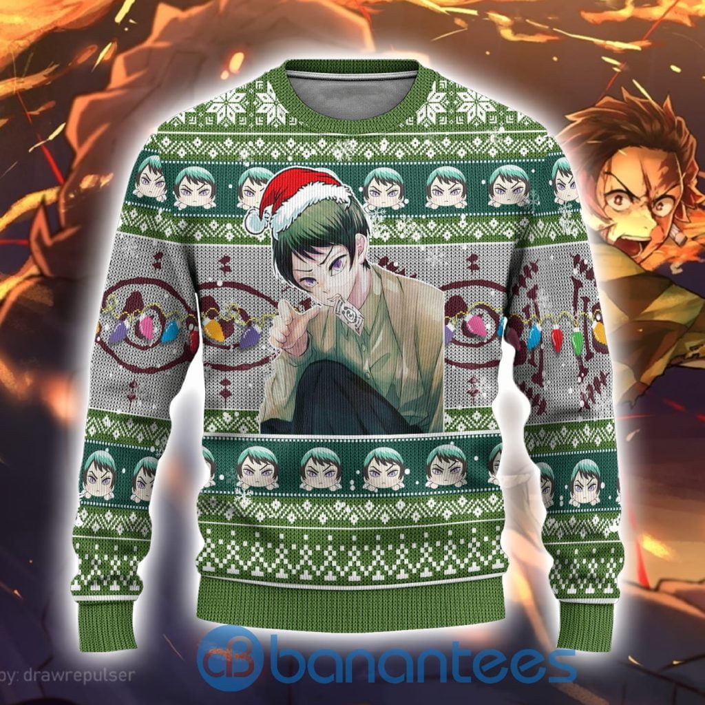 2 Demon Slayer Yushiro Christmas sweater