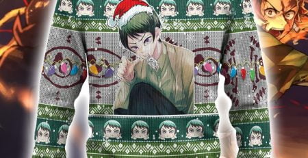 2 Demon Slayer Yushiro Christmas sweater