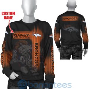 Denver Broncos Mascot Custom Name 3D All Over Printed Shirt Product Photo