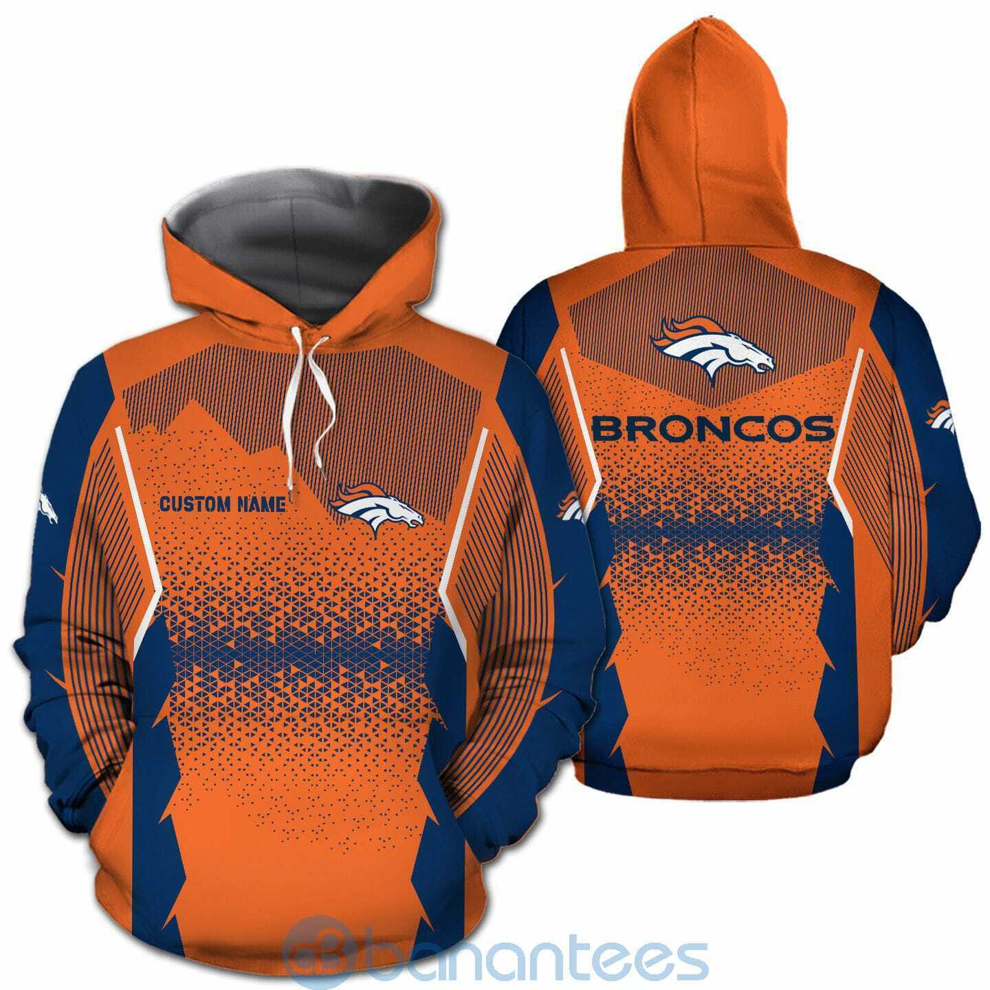 Denver Broncos NFL Football Team Custom Name 3D All Over Printed Shirt For Fans