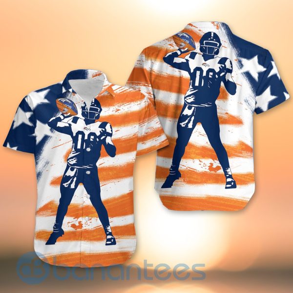 Denver Broncos NFL Team Water Color 3D All Over Printed Shirt Product Photo