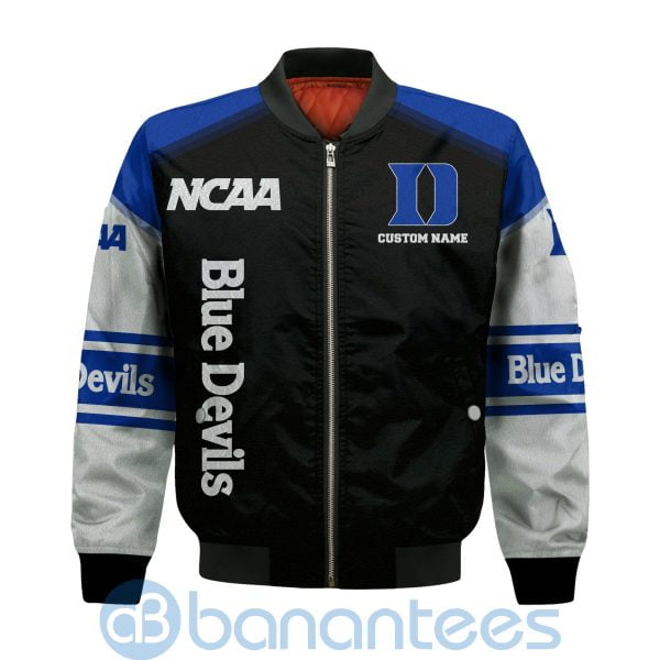 Duke Blue Devils Custom Name Bomber Jacket Product Photo