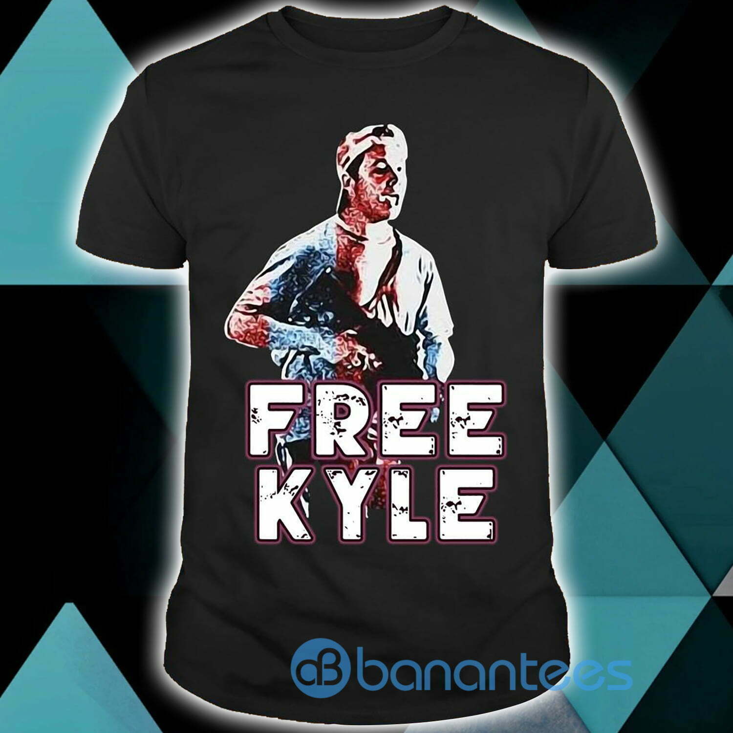 Gun Free Kyle Rittenhouse Black T-Shirt Hot Trending