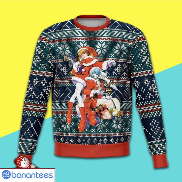Evangelion Premium Full Print Ugly Christmas Sweater Product Photo