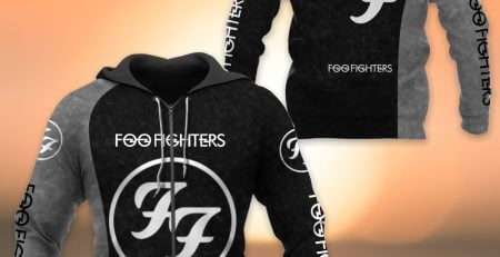 3 Zip Hoodies For Rock Band Foo Fighter Fans