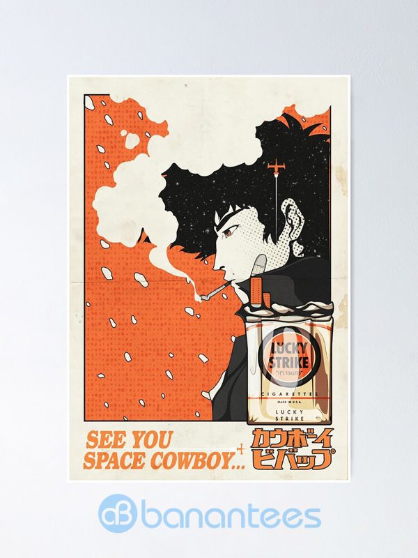 Cowboy Bebop See You Space Cowboy Vintage Style Poster Product Photo