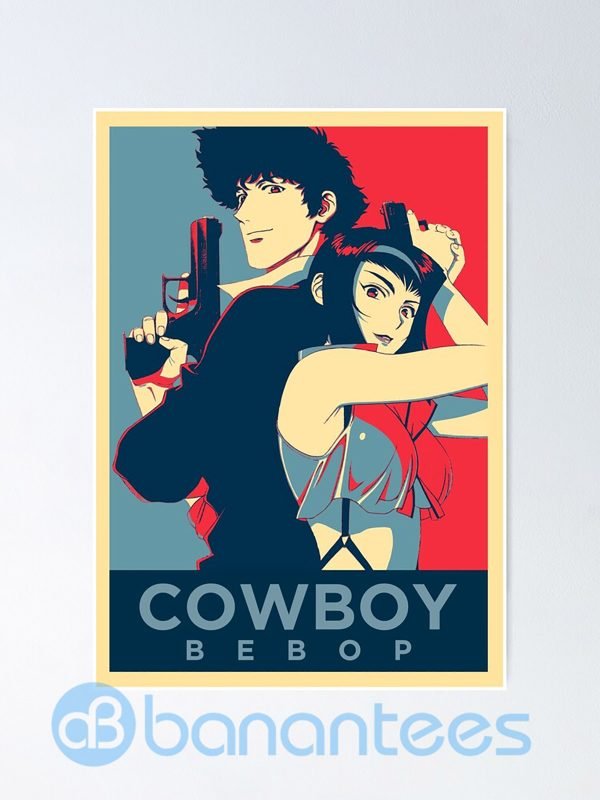 Spike Spiegel And Faye Valentine Cowboy Bebop Poster Product Photo
