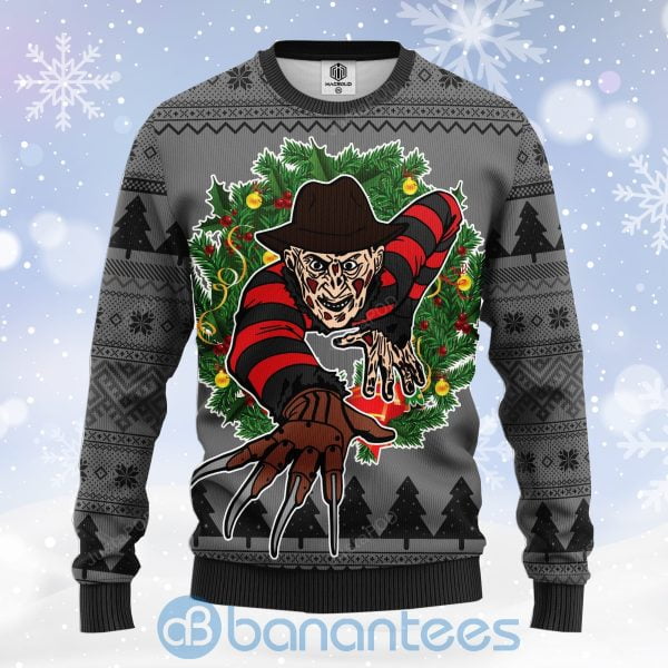 Freddy Krueger Halloween Best Gift Ugly Christmas 3D Sweater Product Photo