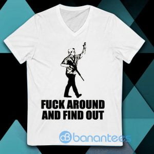F*ck Around And Find Out Kyle Rittenhouse White T Shirt Product Photo
