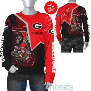 Georgia Bulldogs Custom Name 3D All Over Printed Shirt Product Photo