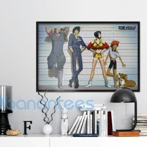 Cowboy Bebop Spike Spiegel, Friends And Dog Poster Product Photo