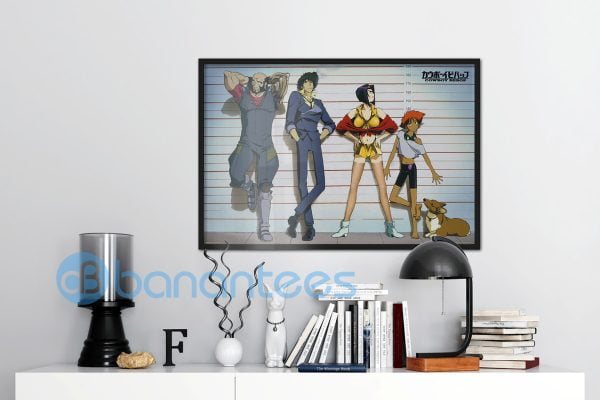 Cowboy Bebop Spike Spiegel, Friends And Dog Poster Product Photo