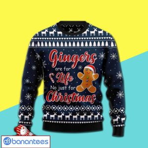 Gingers Are For Life Not Just For Christmas Christmas Ugly Sweater Product Photo