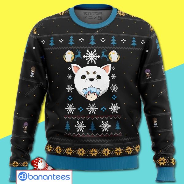 Gintama Woof Merry Christmas All Over Print 3D Ugly Sweater Product Photo