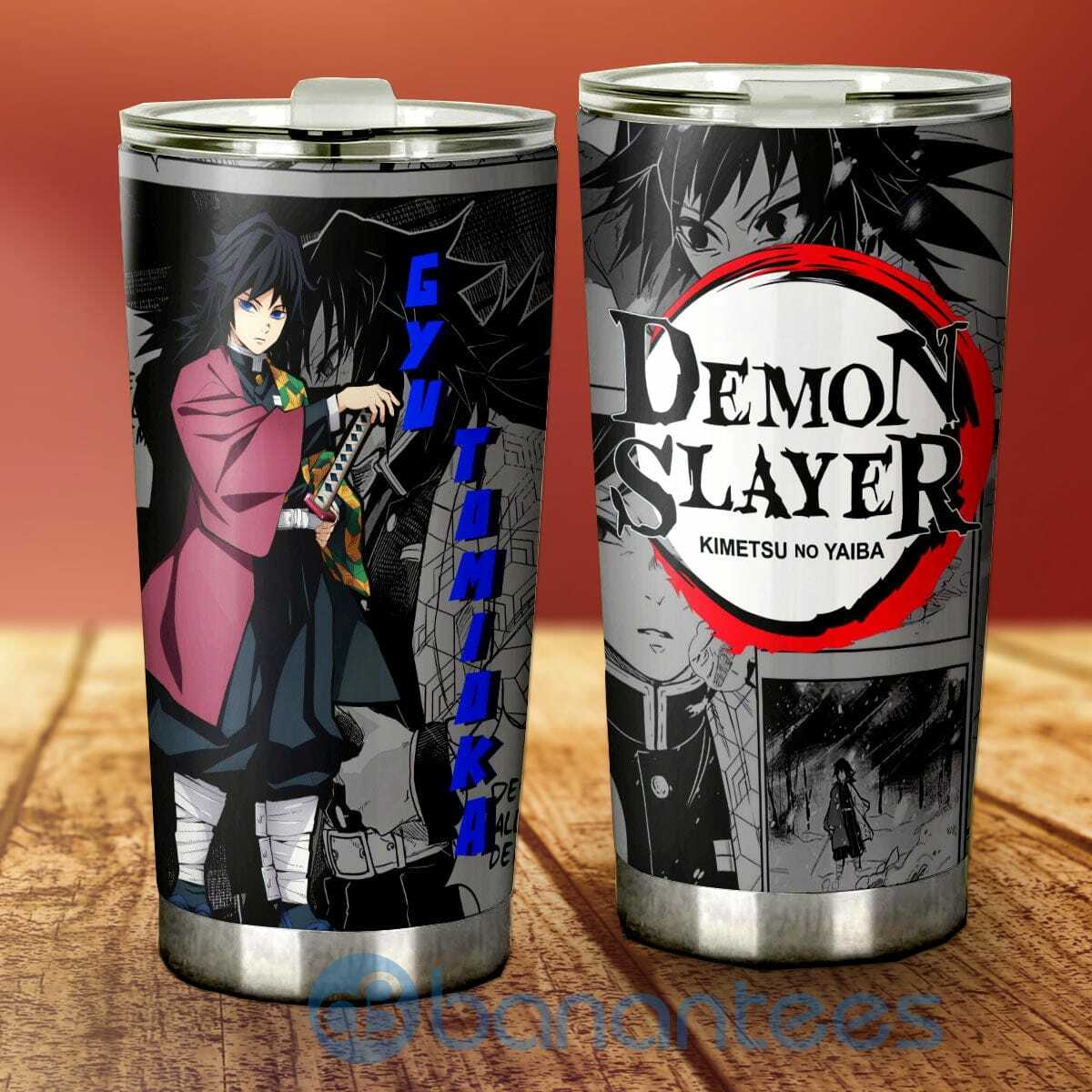 Giyu Tomioka Tumbler Custom Demon Slayer Anime Gifts For Fans
