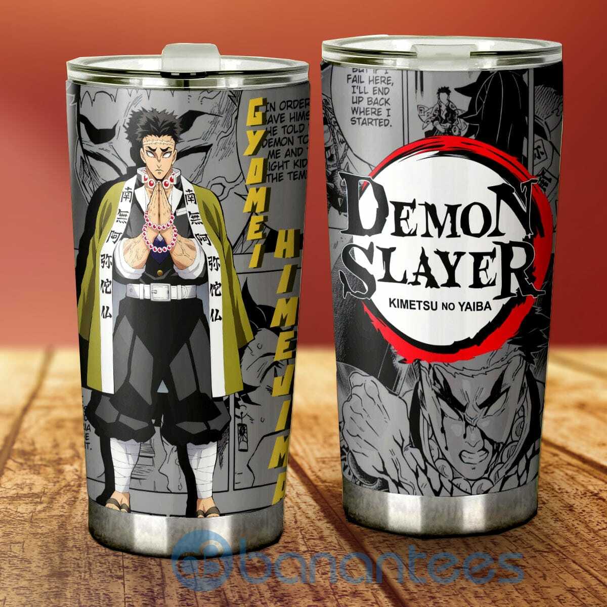 Gyomei Himejima Tumbler Custom Demon Slayer Anime Gifts For Fans