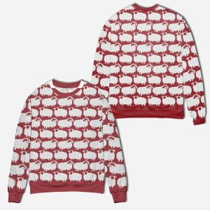 Harry Styles Sheep Sweater Christmas Shirt - AOP Sweater - Red