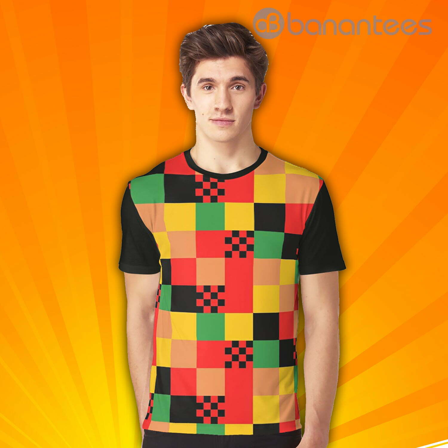 Harry Styles Sweater Pattern All Over Printed 3D T-Shirt - 3D T-Shirt - Black