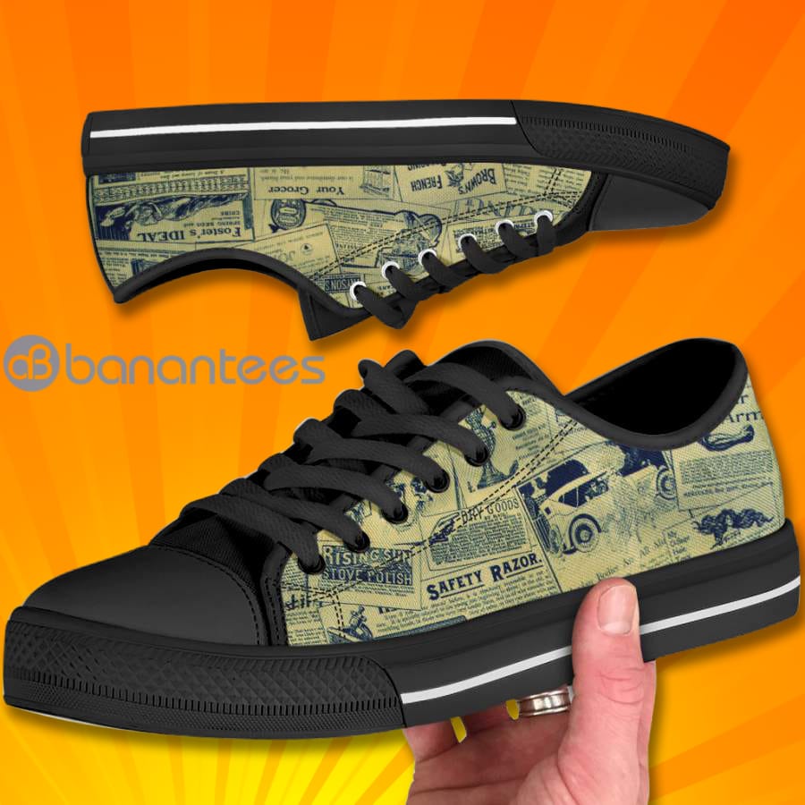 Hippie Passion Lovely Design Graphic Low Top Canvas Shoes