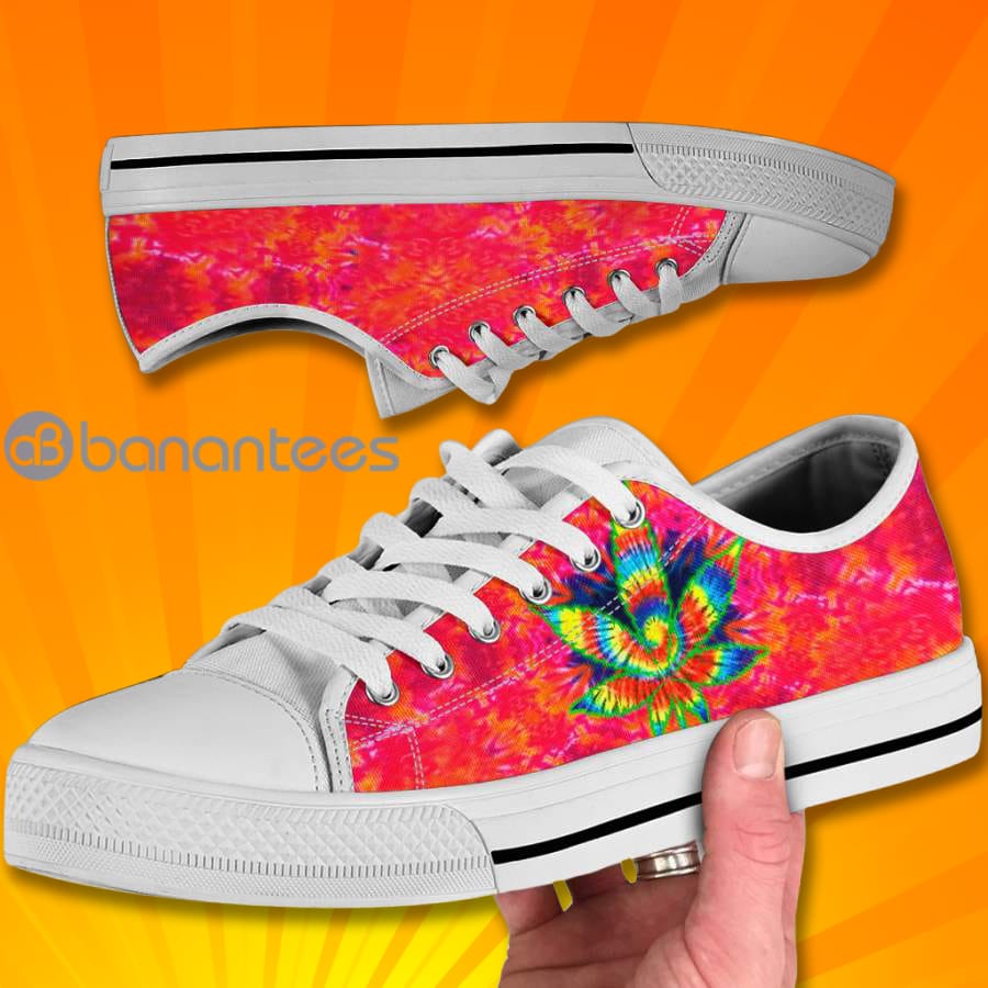 Hippie Passion Red Low Top Canvas Shoes