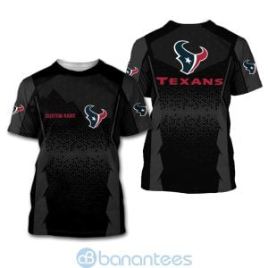 Houston Texans NFL Football Team Custom Name 3D All Over Printed Shirt Product Photo