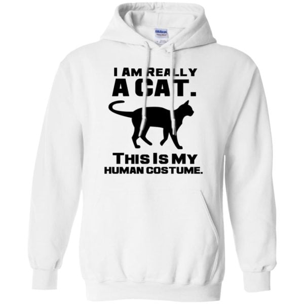 I Am Really A Cat This Is My Human Costume T Shirt Hoodie Product Photo