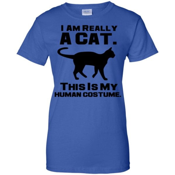I Am Really A Cat This Is My Human Costume T Shirt Hoodie Product Photo