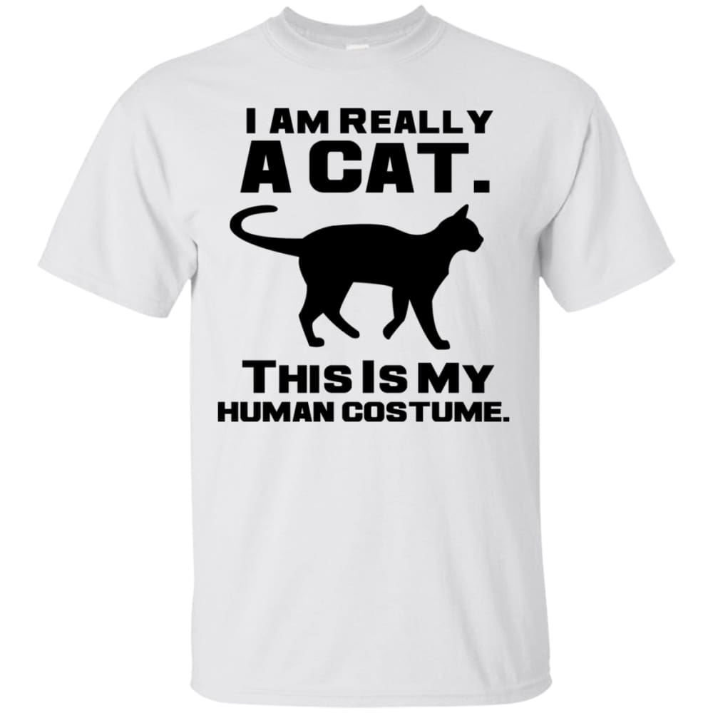 I Am Really A Cat This Is My Human Costume T-Shirt Hoodie
