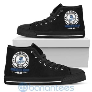 I Will Not Keep Calm When The Kansas City Royals Are On High Top Shoes Product Photo