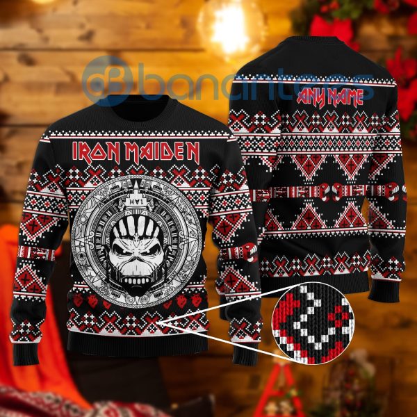 IM Book of Souls All Over Printed Ugly Christmas Sweaters Product Photo