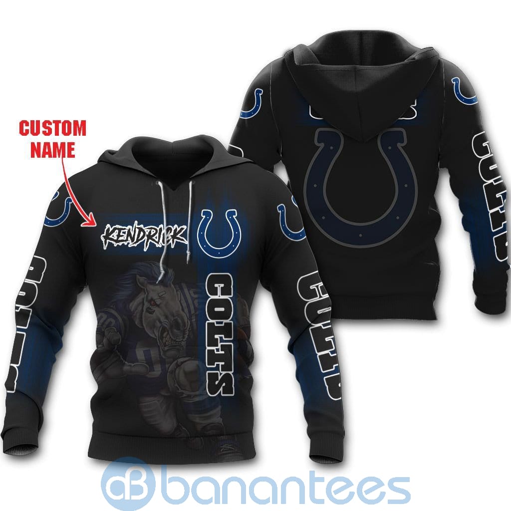 Indianapolis Colts Mascot Custom Name 3D All Over Printed Shirt