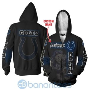 Indianapolis Colts Mascot Custom Name 3D All Over Printed Shirt Product Photo