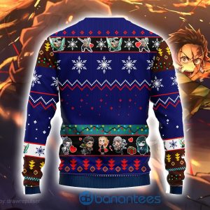 Inosuke Hashibira Demon Slayer Anime Ugly Christmas Sweater Product Photo
