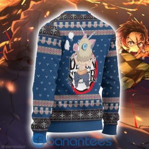 Inosuke Hashibira Demon Slayer Anime Ugly Christmas Sweater All Over Printed Shirt Product Photo