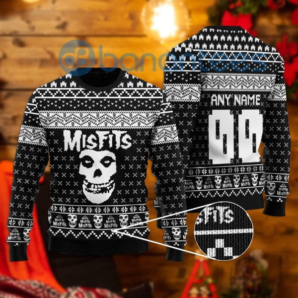 Iron Fist Merry M.isfits All Over Printed Ugly Christmas Sweater Product Photo