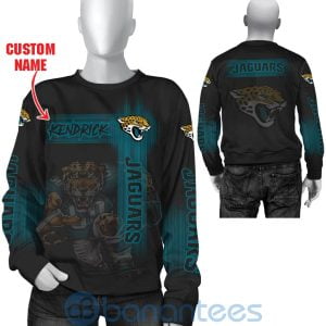 Jacksonville Jaguars Mascot Custom Name 3D All Over Printed Shirt Product Photo