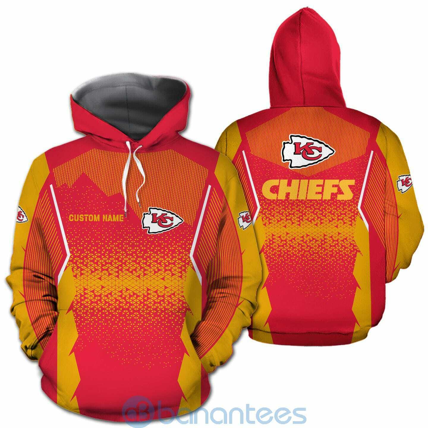 Kansas City Chiefs NFL Football Team Custom Name 3D All Over Printed Shirt For Fans