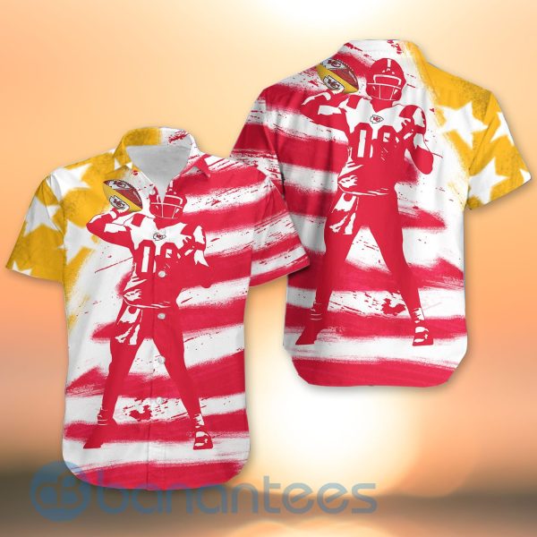 Kansas City Chiefs NFL Team Water Color 3D All Over Printed Shirt Product Photo