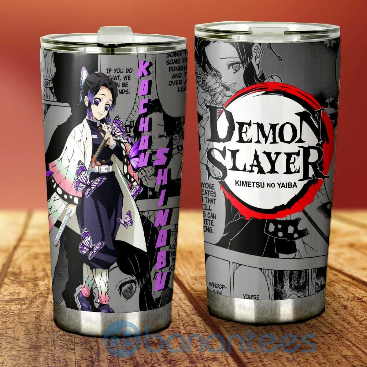 Kochou Shinobu Tumbler Custom Demon Slayer Anime Gifts For Fans