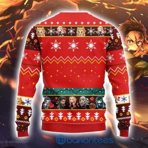 Kyojuro Rengoku Demon Slayer Anime Ugly Christmas Sweater Product Photo