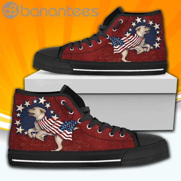 Labrador Independence Day High Top Shoes Sneakers For Men And Women Product Photo