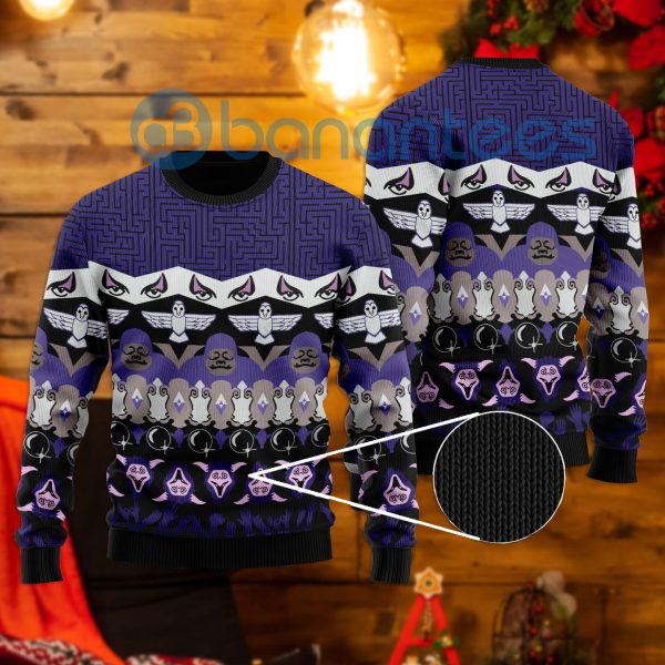 Labyrinth Halloween All Over Printed Ugly Christmas Sweater Product Photo