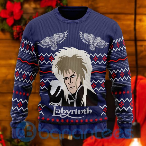 Labyrinth Jareth All Over Printed Ugly Christmas Sweater Product Photo